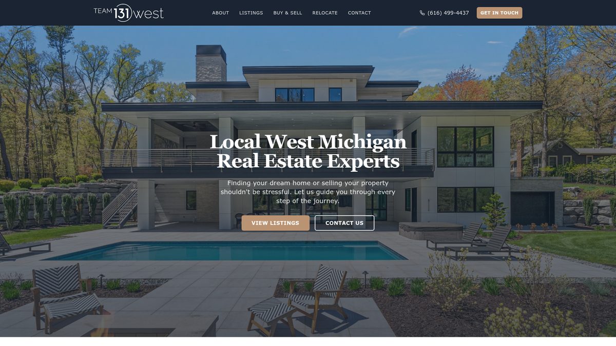 Team 131 West website homepage